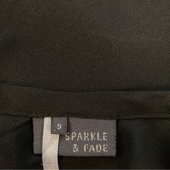 Sparkle & Fade Black Camisole Tank Size Small - Picture 4 of 8